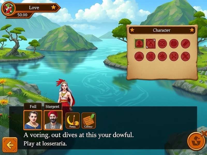 Sacred River Challenge character customization screen